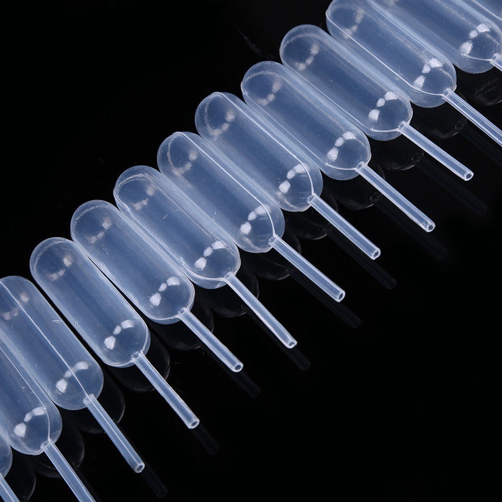 Set 50 ống bơm nhỏ giọt làm bánh bằng nhựa trong suốt tiện dụng