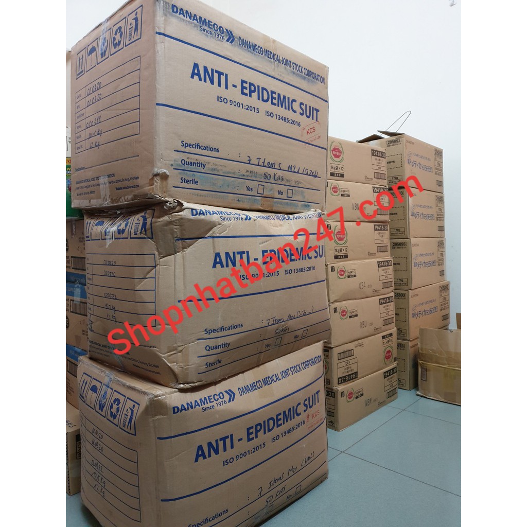 Set trang phục chống dịch 7 món - Hàng công ty