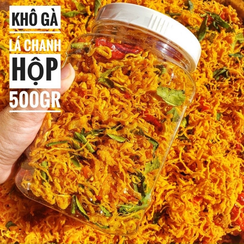 Khô Gà Lá Chanh Ngon Loại 1 xuất khẩu  Hộp 500GR