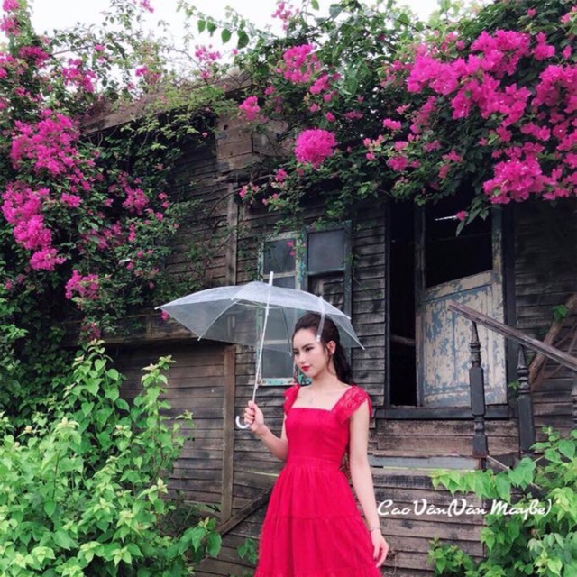 Váy đỏ hàng QC