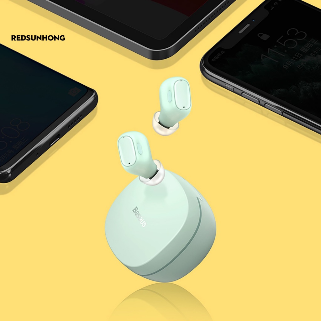 Tai Nghe Bluetooth 5.0 Rsh.Z Chống Thấm Nước Kiểu Dáng Thể Thao