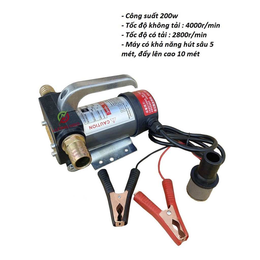 Bơm Dầu Nhớt Điện 220V 100% Động Cơ Dây Đồng