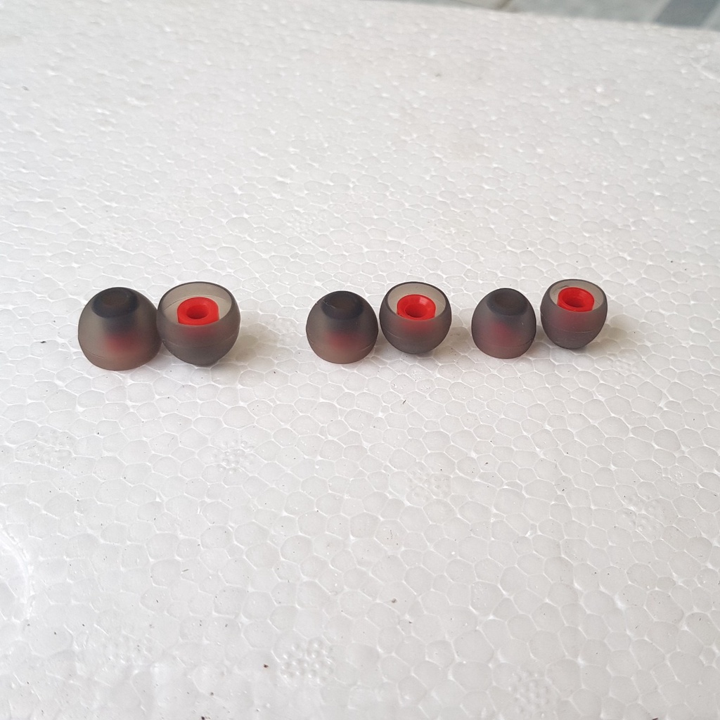 Nút tai nghe silicon. Bộ nút, Tip tai nghe chính hãng. Bộ 3 cặp nút tai nghe cách âm