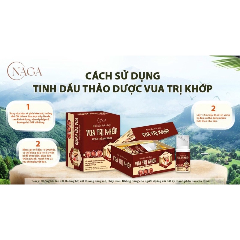 TINH DẦU THẢO DƯỢC VUA TRỊ KHÓP 130ml