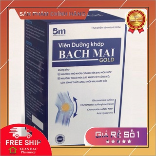 ✅[CHÍNH HÃNG] Viên xương khớp Bạch Mai Gold có msm hỗ trợ giảm đau xương khớp đai lưng cột sống vai gối