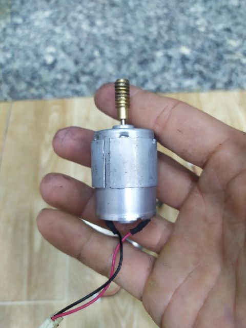 DC Motor tháo máy 12v đến 24v chế quạt tích điện mini