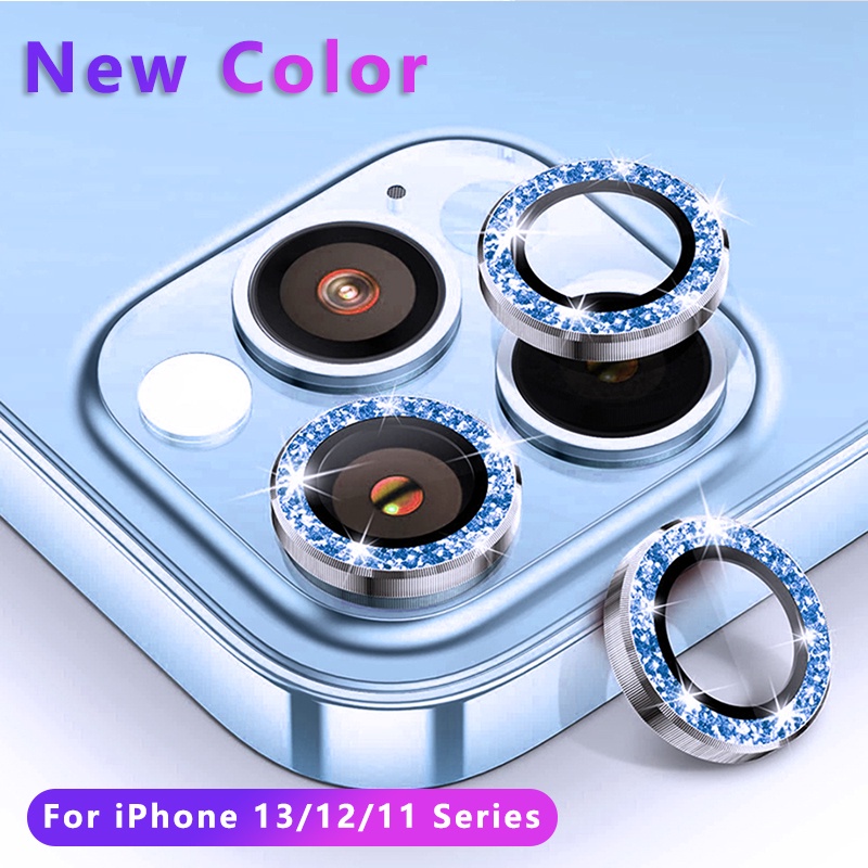 Dán kim cương bảo vệ mắt camera Cho iPhone 13 12 11 Pro Max / 13