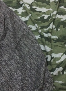 Thun cotton 2 chiều rằn ri, giãn nhẹ