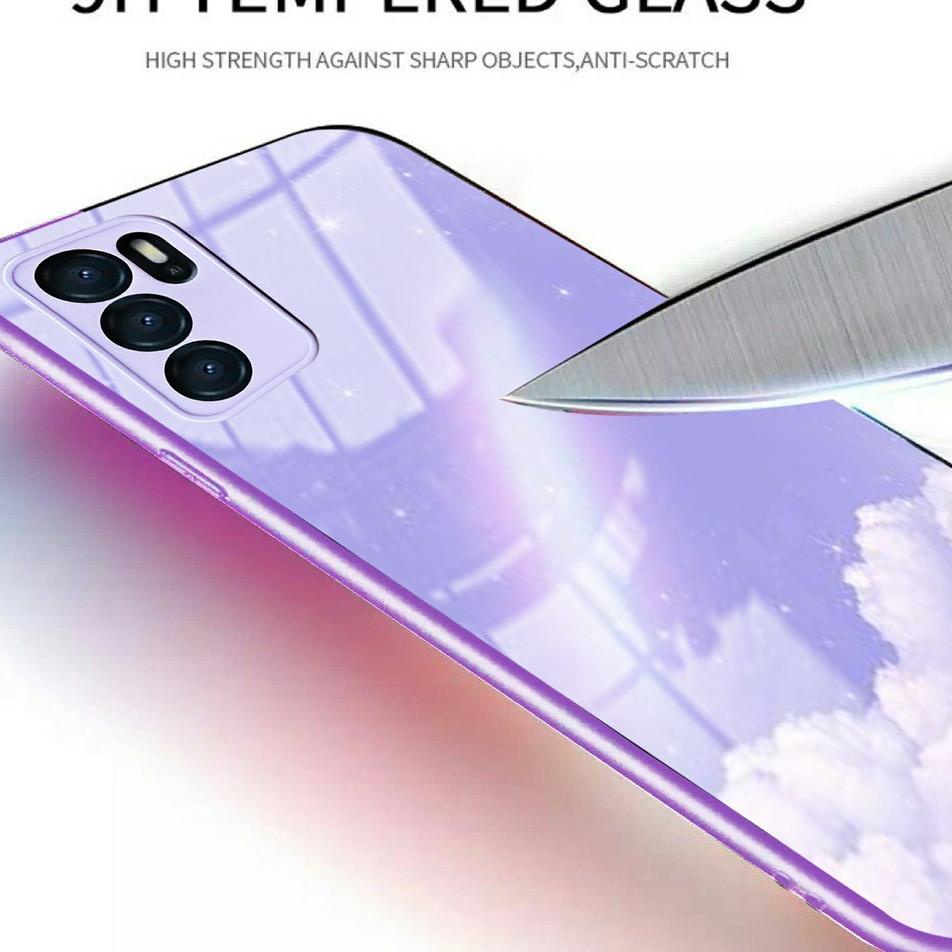 `➼ Ốp Điện Thoại Mềm Hình Hoa Tử Đinh Hương Cho Oppo Reno 6 4G A5S A16 A15 Reno 5F Reno 5 A54 Oppo A16 Oppo Reno 5F A54 Oppo A16 Oppo A7S A5 A7