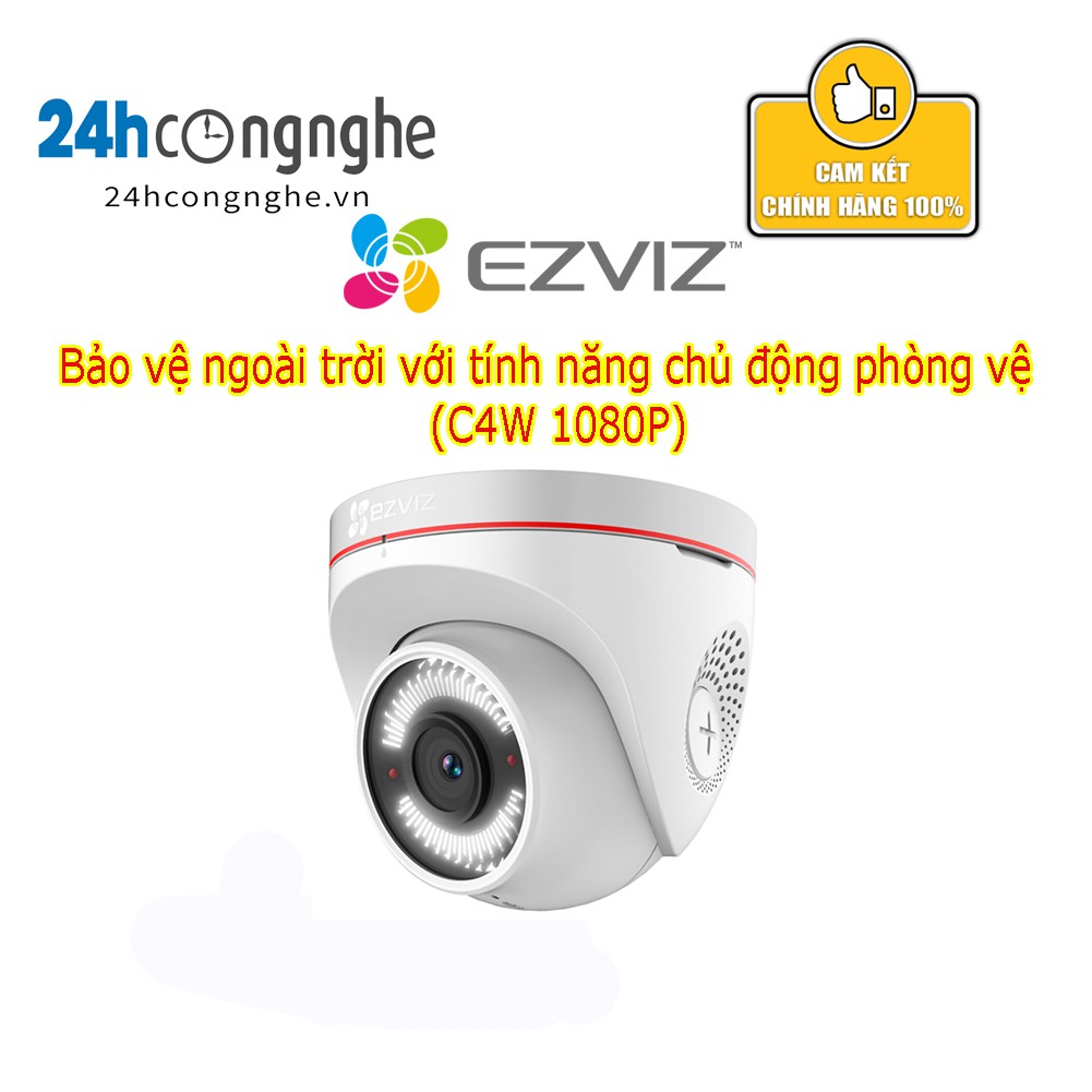 Camera IP WIFI Vượt Trội 2.0 EZVIS C4W CV288 1080P FULLHD Tự Tạo Cảnh Báo Còi Hú HIKVISION