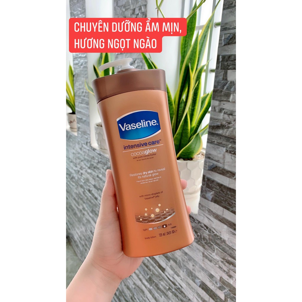 Dưỡng thể trắng da toàn thân Vaseline bản Mỹ 725ml | BigBuy360 - bigbuy360.vn
