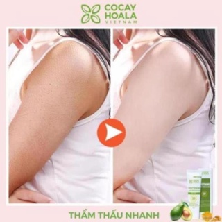 Kem chống nắng Bơ Nghệ Cocayhoala-kiềm dầu, chống thấm nước, nâng tông da, thay thế kem nền, chống nắng, dưỡng da 30ml