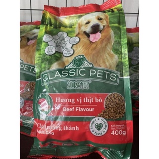 Thức ăn Classic Pets Adult & Puppy cho chó lớn và chó con 400g
