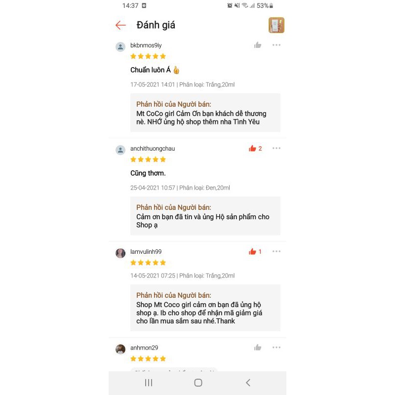 ✅[ Cực Thơm ] NƯỚC HOA MINI COCO 20ML - BAO TEST | Thế Giới Skin Care