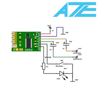 Mạch Bluetooth Âm Thanh V4.0 Win 668