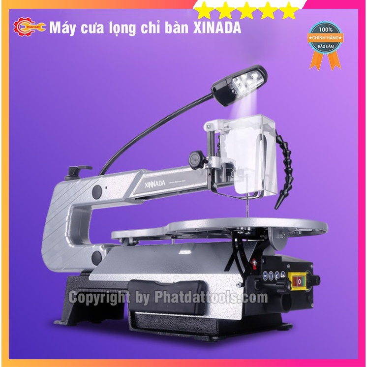 Máy cưa lọng chỉ bàn XINNADA, Chuyên dụng cắt những chi tiết có độ khó cao - Bảo hành Toàn Quốc 12 Tháng