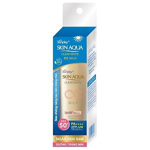Sữa Chống Nắng Tạo Nền Sunplay Skin Aqua Clear White CC Milk SPF50+, PA++++ (25g)