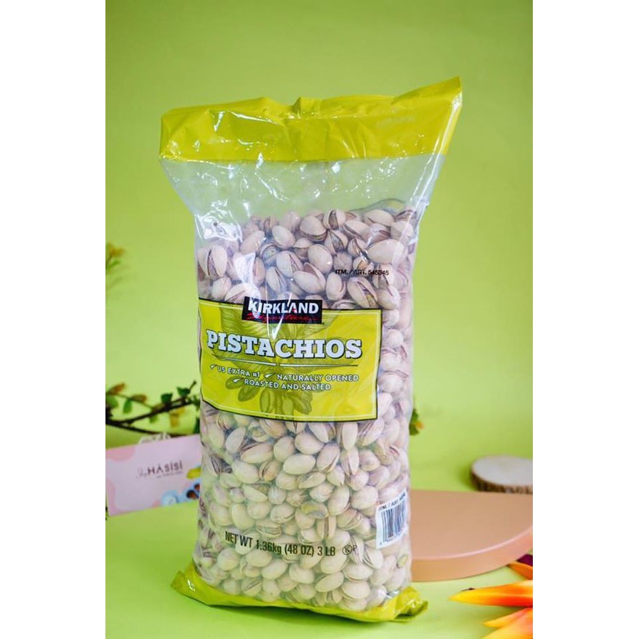 HẠT DẺ CƯỜI KIRKLAND SUGNATURE PISTACHIOS HÀNG NHẬP MỸ 1,36KG CHÍNH HÃNG - 7998