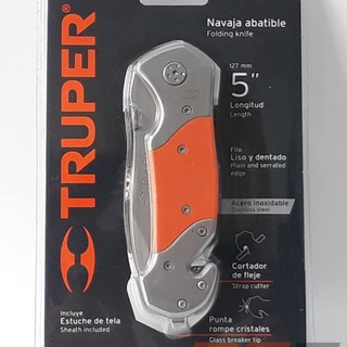 Dao xếp răng (bấm) 5inch Truper 17032