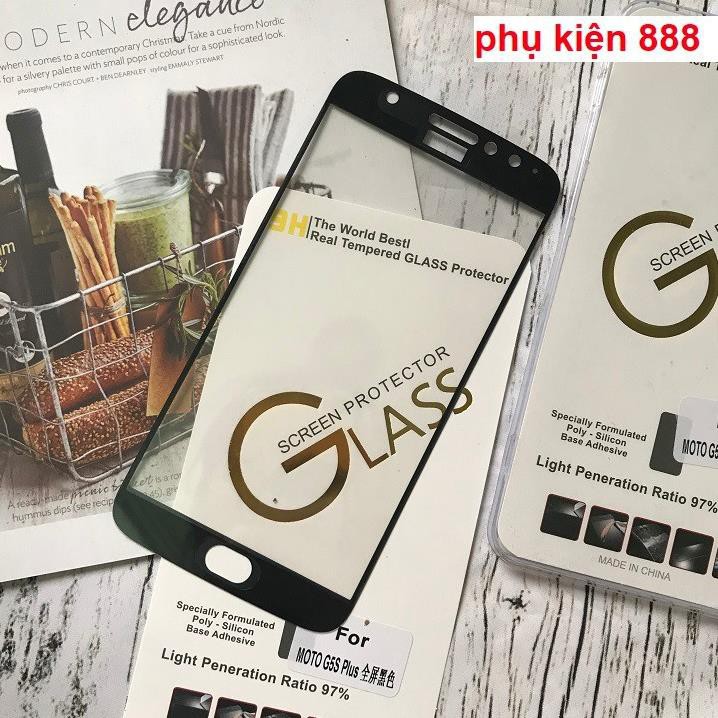 Miếng dán kính cường lực Motorola Moto G5S Plus Full màn Glass - CL311