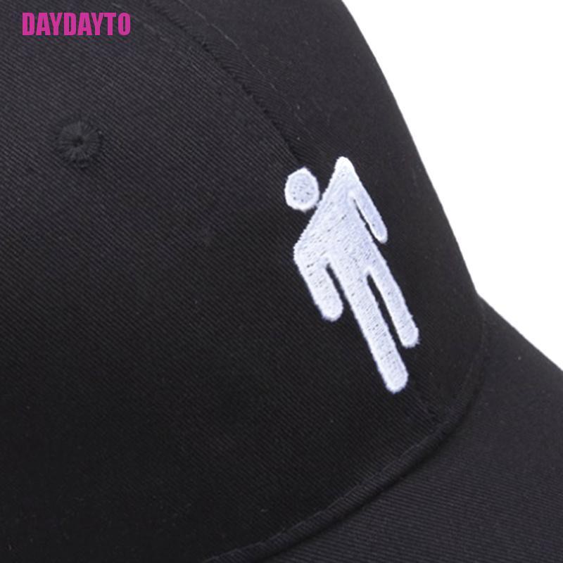 Mũ Lưỡi Trai Cotton Thêu Hình Billie Eilish Phong Cách Hip Hop Mới Cho Nữ