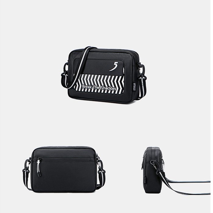 TUYI MEN BAGS Super five  fashion Crossbody Bag waterproof Messenger Bag nylon shoulder bag