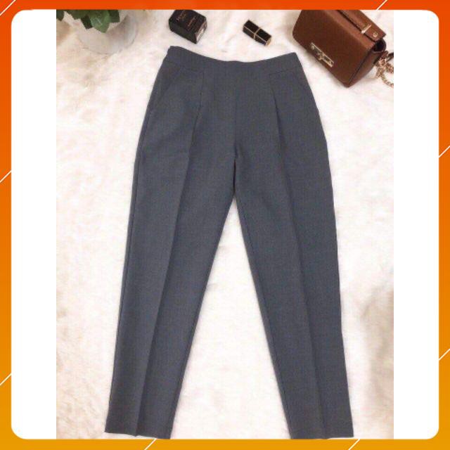 Quần tây baggy nữ lưng cao [Hàng Cao Cấp] Quần tây công sở khóa sườn vải tuyết mưa siêu mềm mịn lên dáng cực xinh | BigBuy360 - bigbuy360.vn