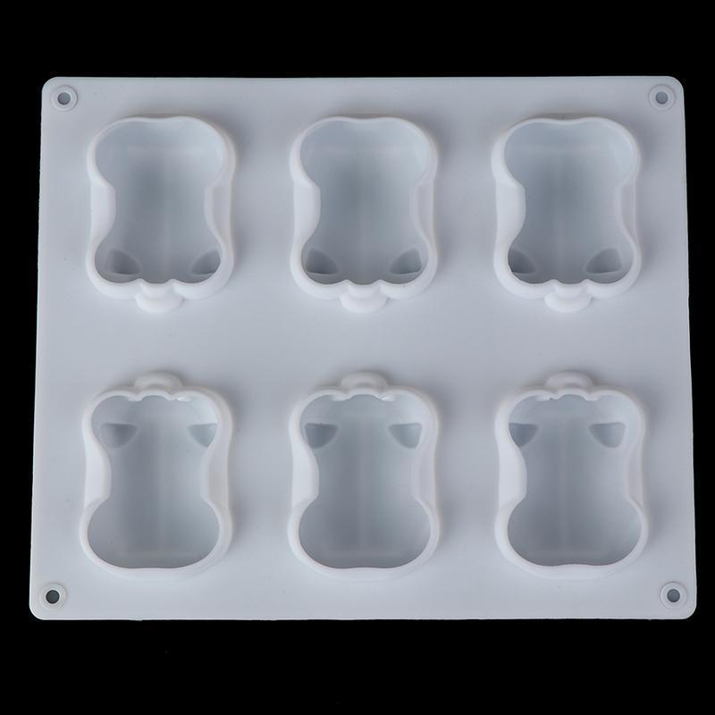 Khuôn silicon làm bánh có 6 ô hình chú heo 3D
