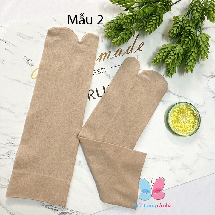 Tất Vớ Nữ màu da kiểu xỏ ngón - Chất liệu thun dày vừa mềm mại - MAU2