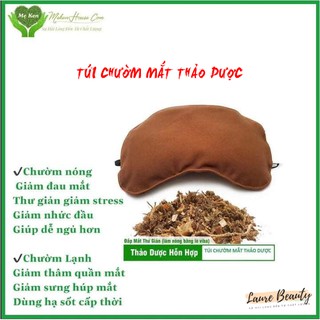 Cặp Túi Chườm Mắt Thảo Dược Nóng Lạnh Đa Năng Chuẩn Sạch Thiên Nhiên