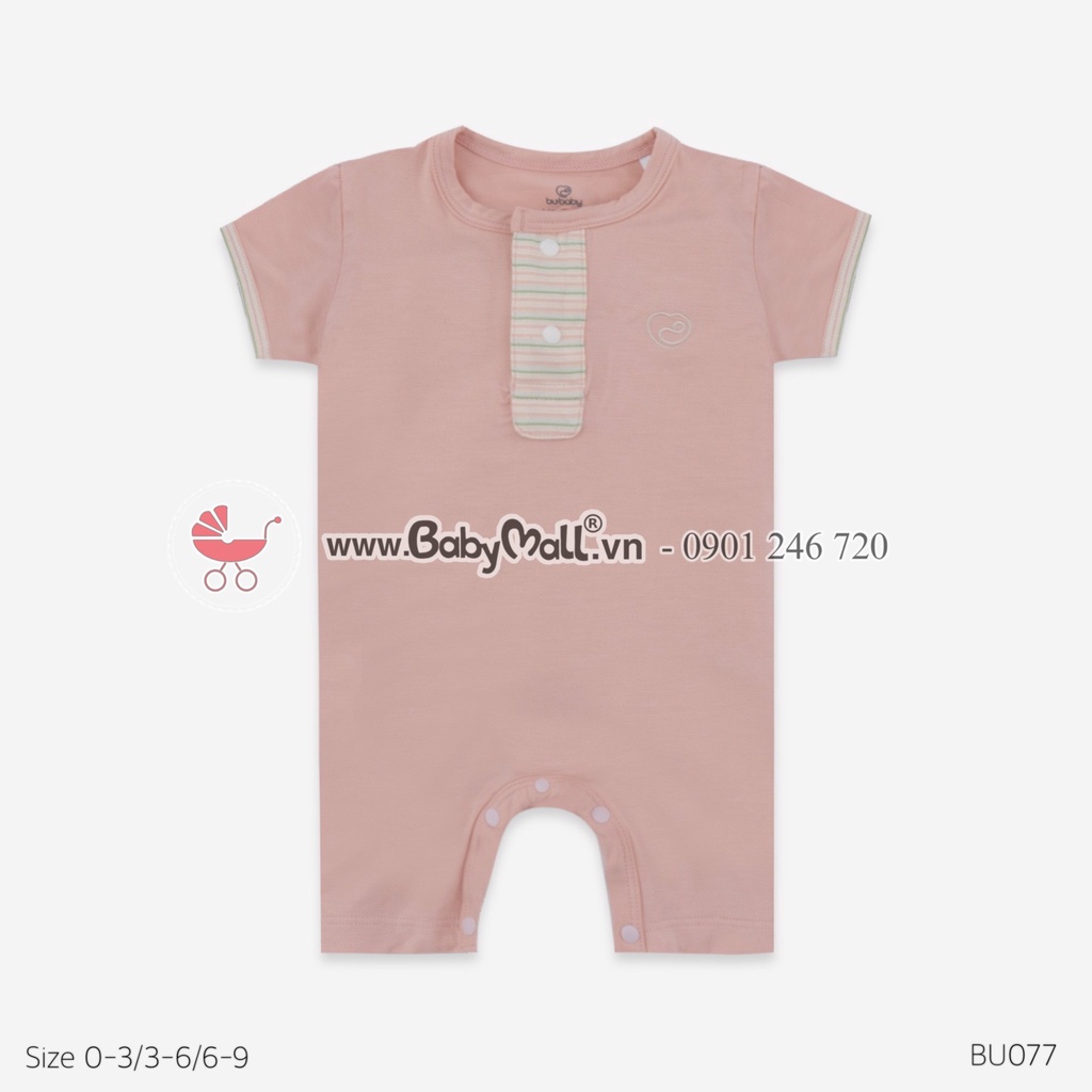 Bubaby Body cộc cài thẳng phối tay BAMBUS BB022.01