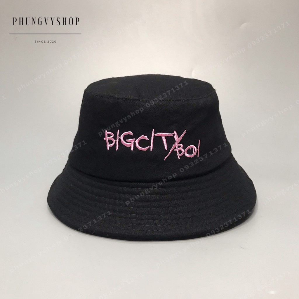 Nón Bucket THÊU Big CB- mũ vành NAM/ NỮ