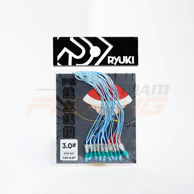 Dây PE đầu cần Ryuki. nhiều size, gói 10 dây.