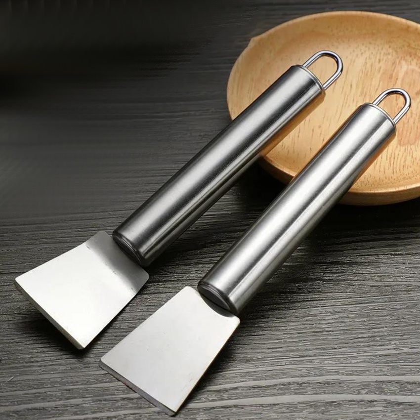 Dụng Cụ Xẻng Làm Sạch Đáy Nồi Bằng Thép Không Gỉ Cho Nhà Bếp