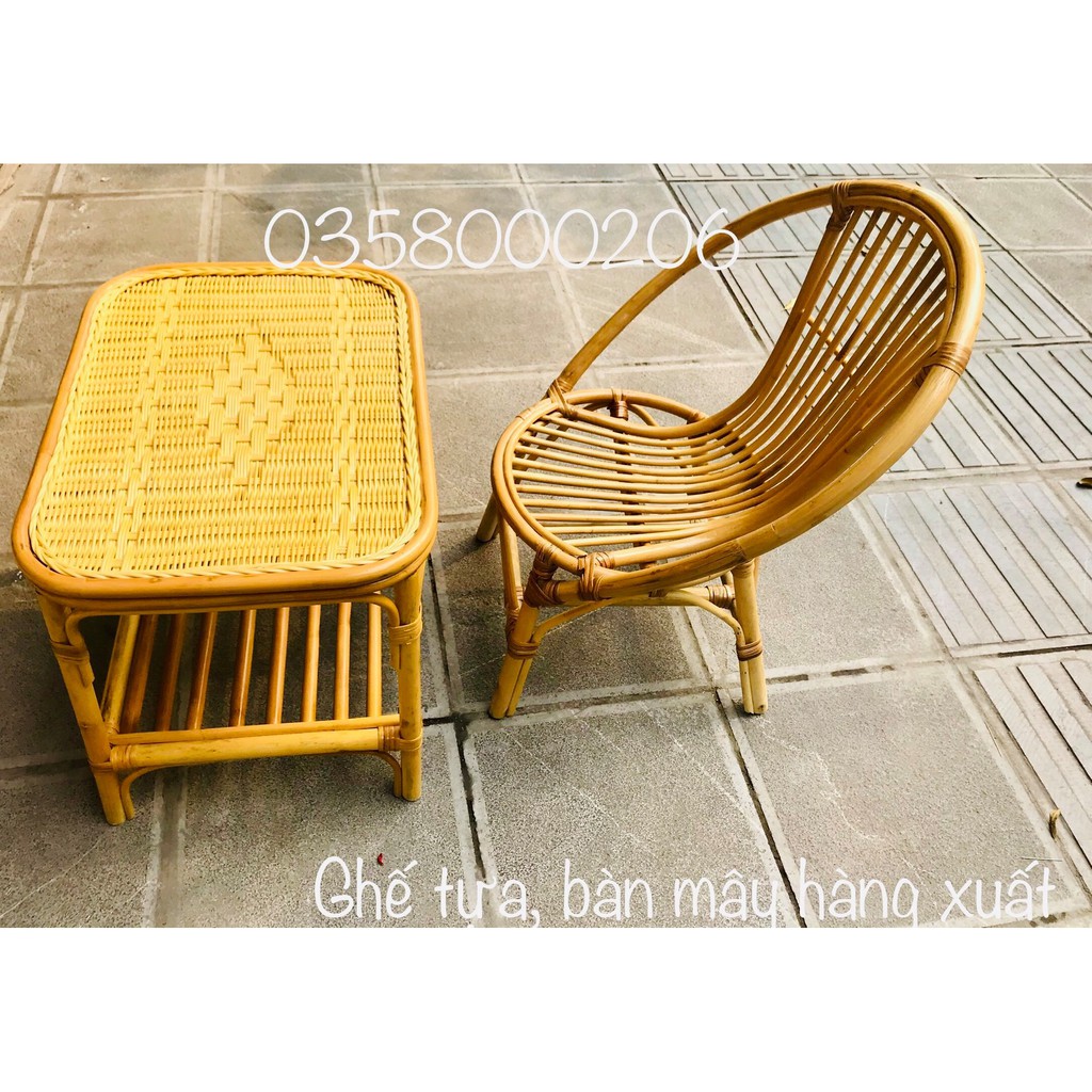 Ghế mây tựa xuất dư cao cấp Decor Spa, Quán cafe