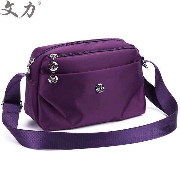(Hàng Có Sẵn) Wenli Túi Đeo Chéo Du Lịch Vải Oxford nylon Chống Thấm Nước Nhẹ Nhàng Cỡ Nhỏ Vừa Và Người Già