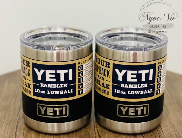 Ly Giữ Nhiêth Inox Cao Cấp Yeti Rambler 10 Oz Lowball - Hàng Chính Hãng