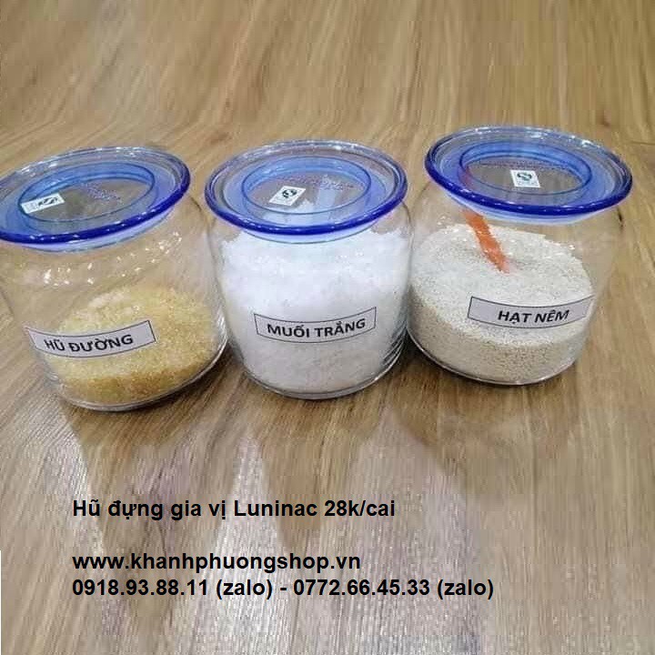 Hủ đựng gia vị thủy tinh - hủ đựng gia vị thủy tinh