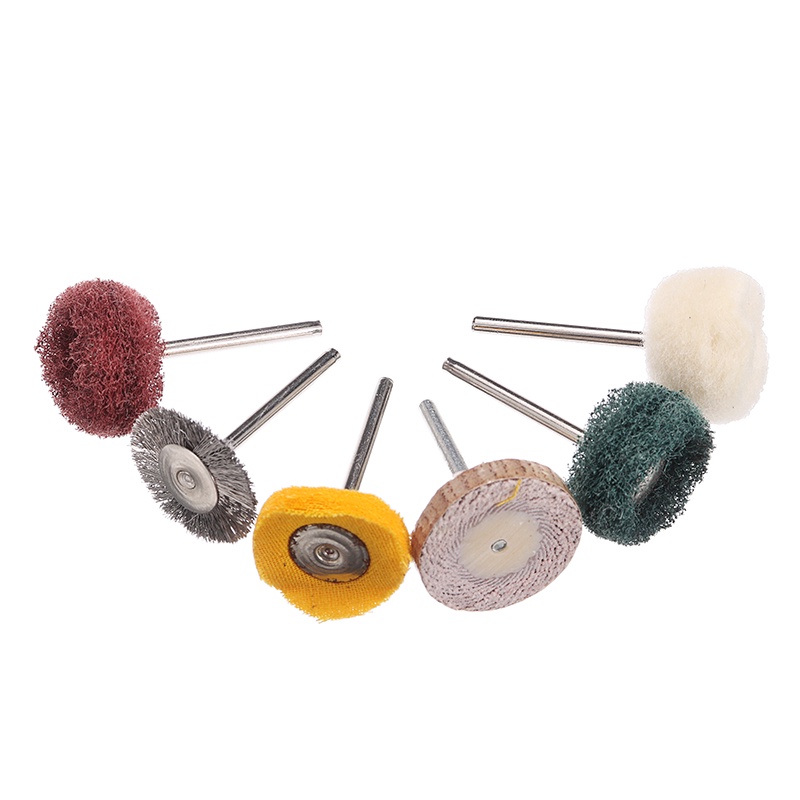 Bộ 6 Cọ Đánh Bóng Xe Hơi 25mm