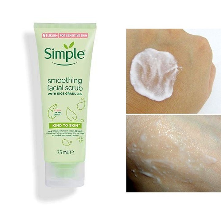 Tẩy Tế Bào Chết Simple Kind To Skin Soothing Facial Scrub 75ml