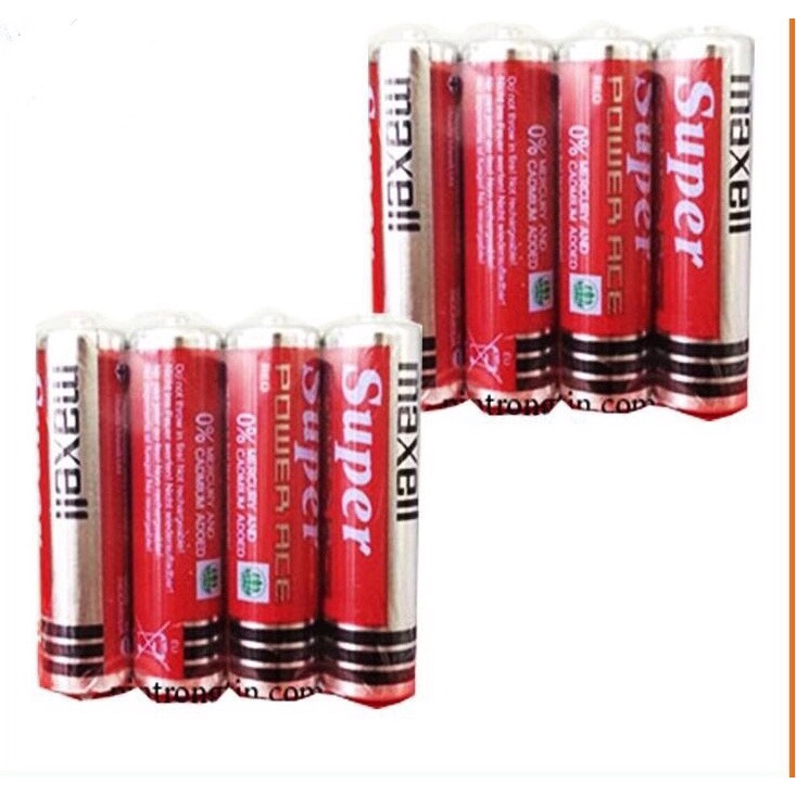 Pin AA maxell hộp 40 viên-pin tiểu đỏ maxell