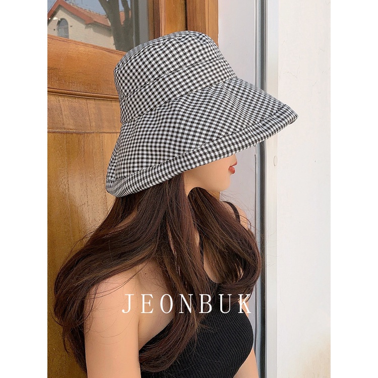 Nón Tai Bèo Chống Tia Uv Vành Rộng Có Thể Gấp Gọn Thời Trang Mùa Hè Cho Nữ