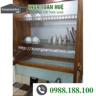 Giá úp bát đĩa inox tủ bếp