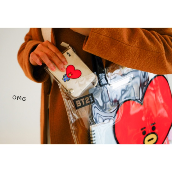 TÚI PVC LINE FRIENDS BT21 PVC SHOULDER BAG