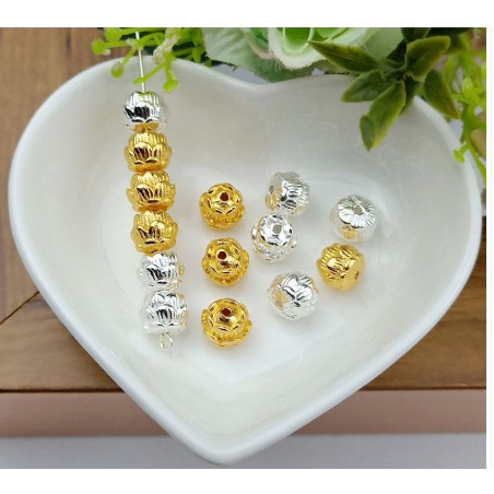 charm xỏ hoa sen 8.6mm dùng mĩ trang sức