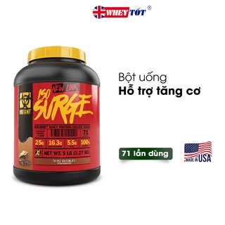 WHEY PROTEIN HỖ TRỢ TĂNG CƠ GIẢM MỠ ISO SURGE 5LBS