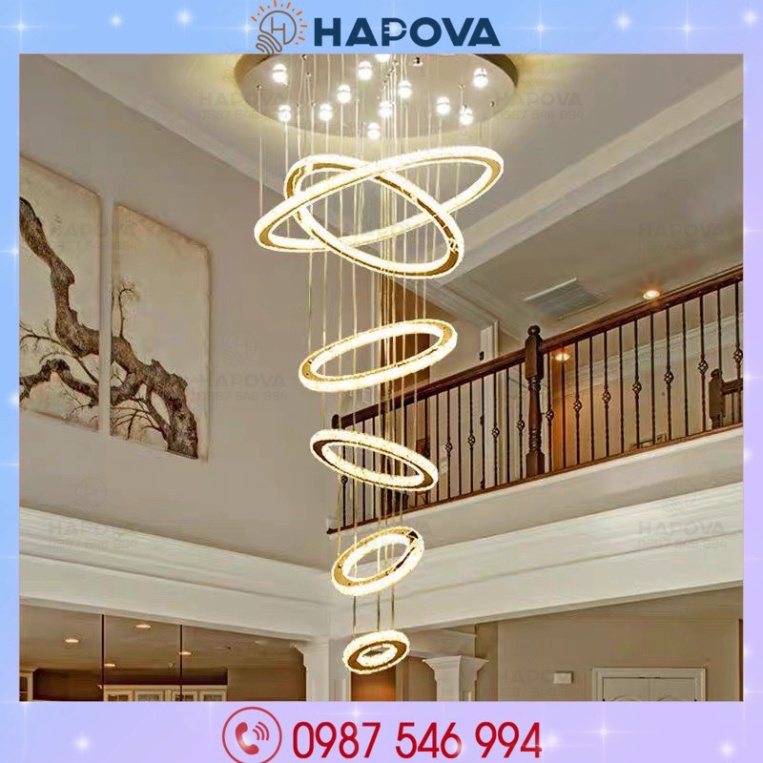 Đèn thả thông tầng 6 vòng 3 chế độ  DTT 5810