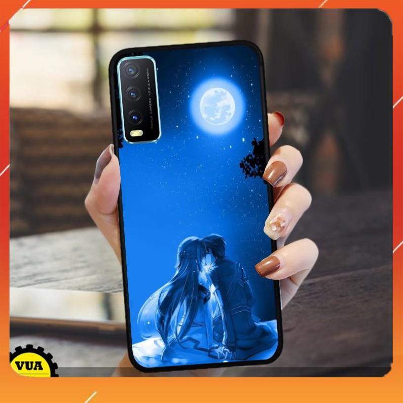 Ốp lưng kính cường lực cao cấp cho Vivo Y12s - Y20 - Y20s in hình Rồng 3D