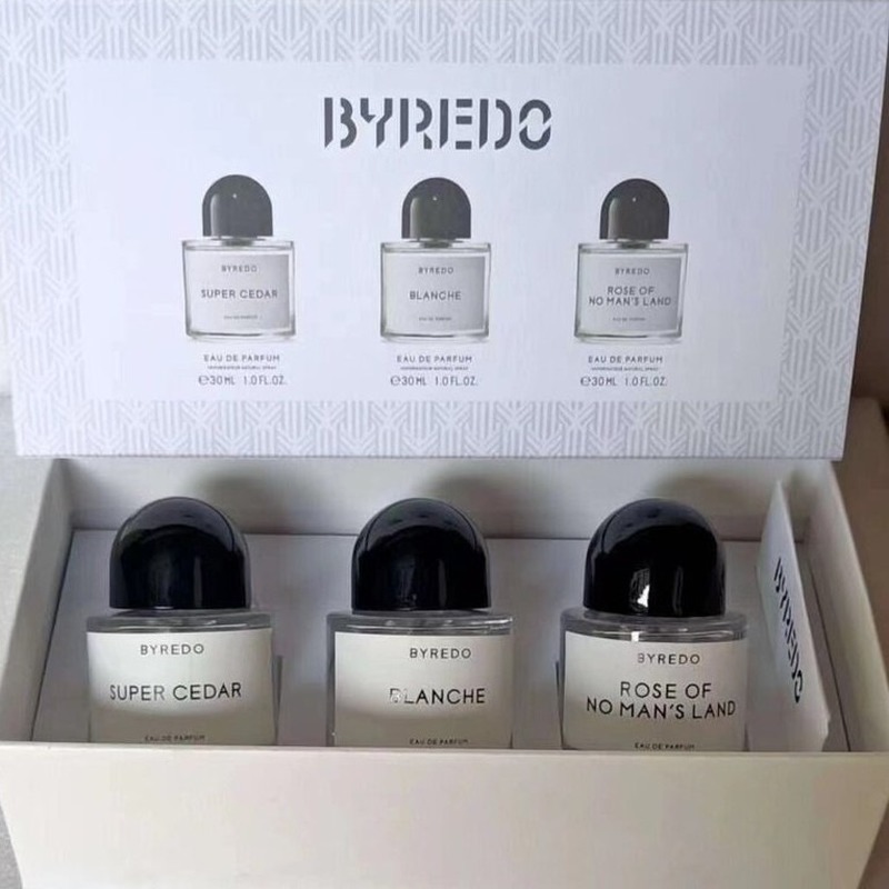 Bộ 3 lọ nước hoa BYREDO Super Cedar Blanche Rose Of No Man's Land 3 trong 1 chất lượng cao