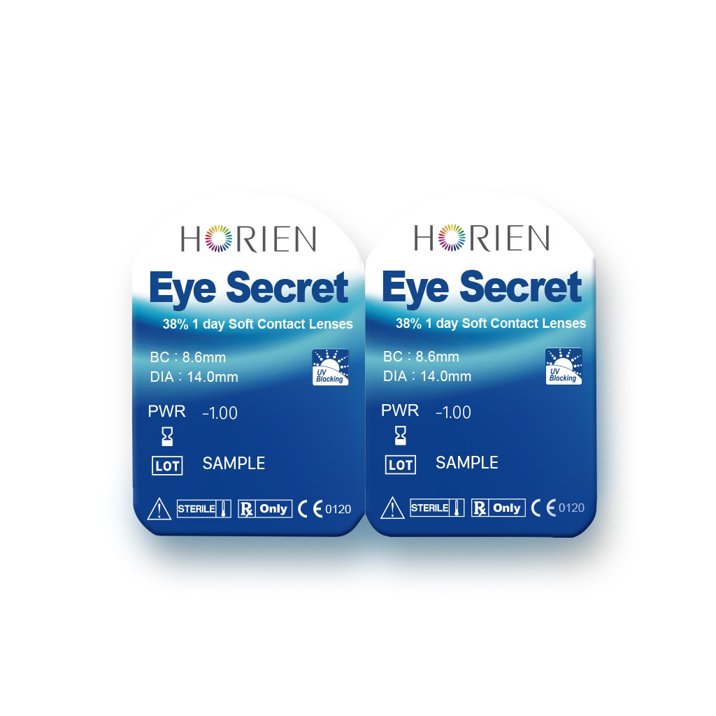 (Hàng Sample) Kính Áp Tròng Không Màu Dùng 1 Ngày Eye Secret